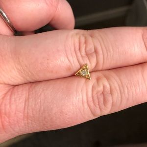 Tawapa 14k Yellow Gold- Genuine Diamond End